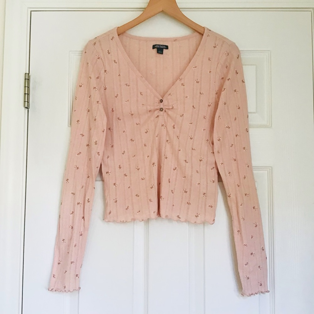 Pink Floral Long Sleeve